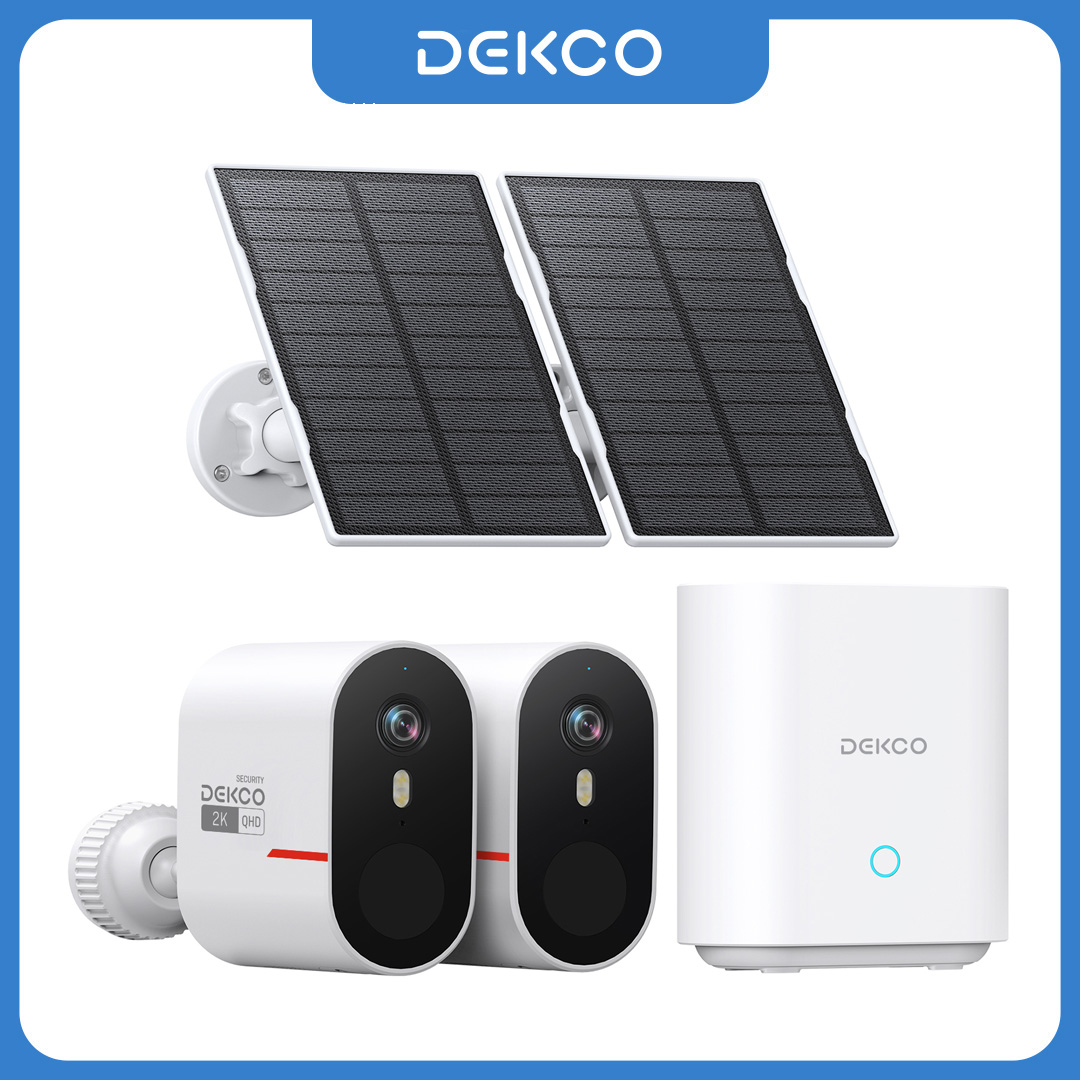 Home Security Cameras Wireless - Sistema de Cámara Solar WiFi Dekco
