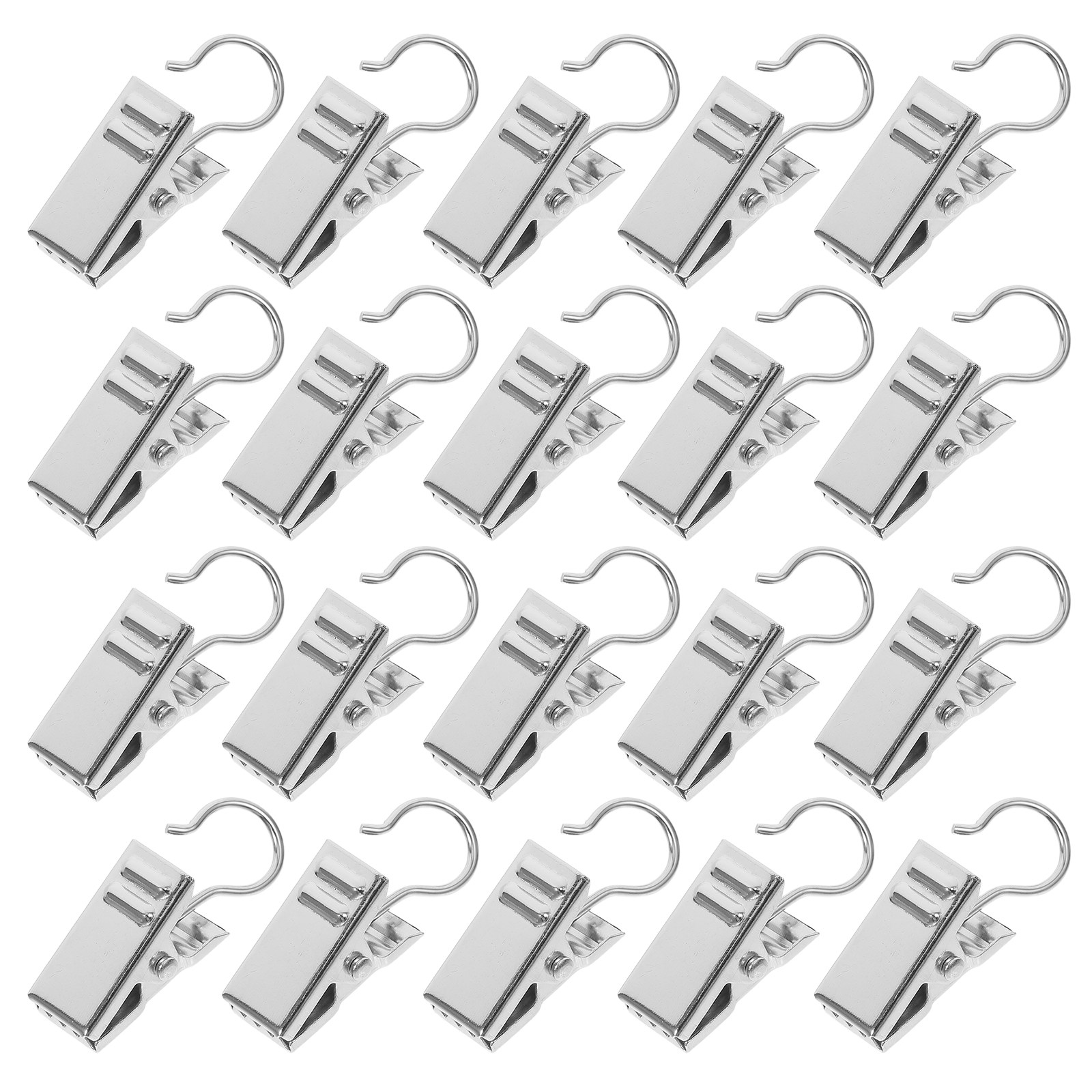 Home Security Officer - 100 ganchos resistentes para cortinas, ideales