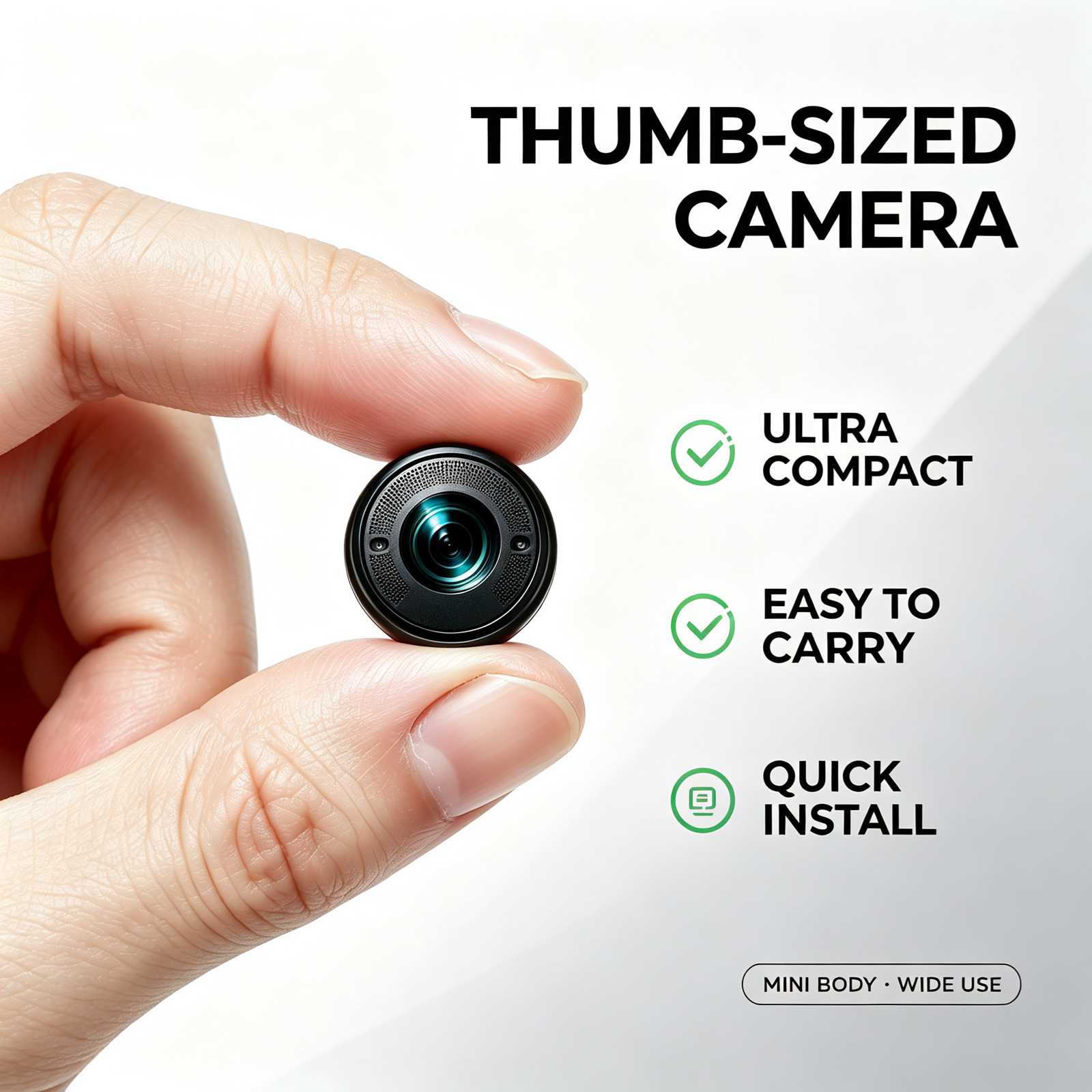 Home Security Officer - Cámara de seguridad WiFi E9 Mini,