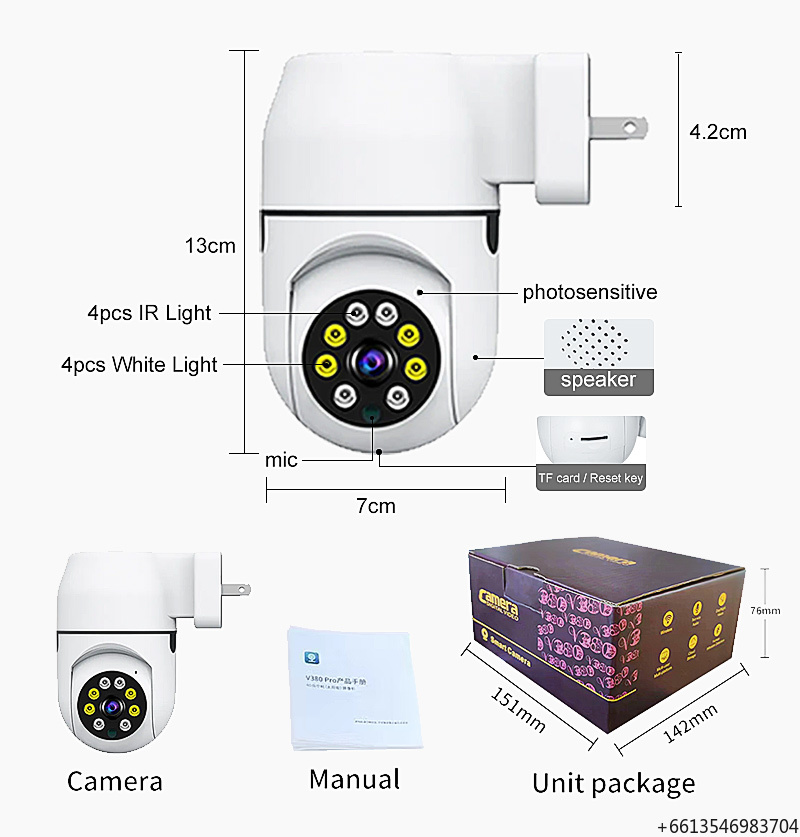 Home Security Cameras Wireless - Cámara de Vigilancia para el Hogar,