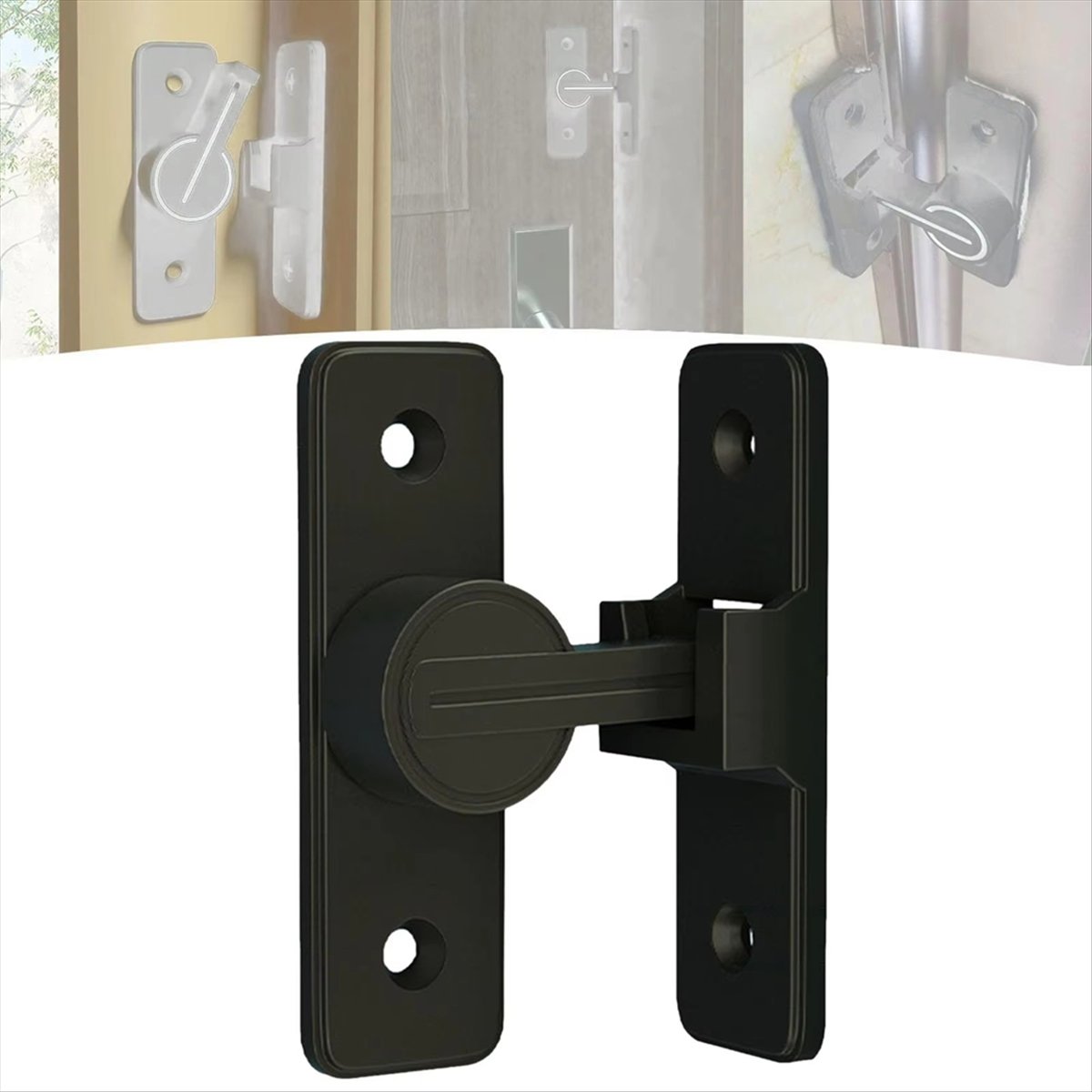 Home Security Door Reinforcement Lock - Cerradura de Seguridad Reforzada A72P para