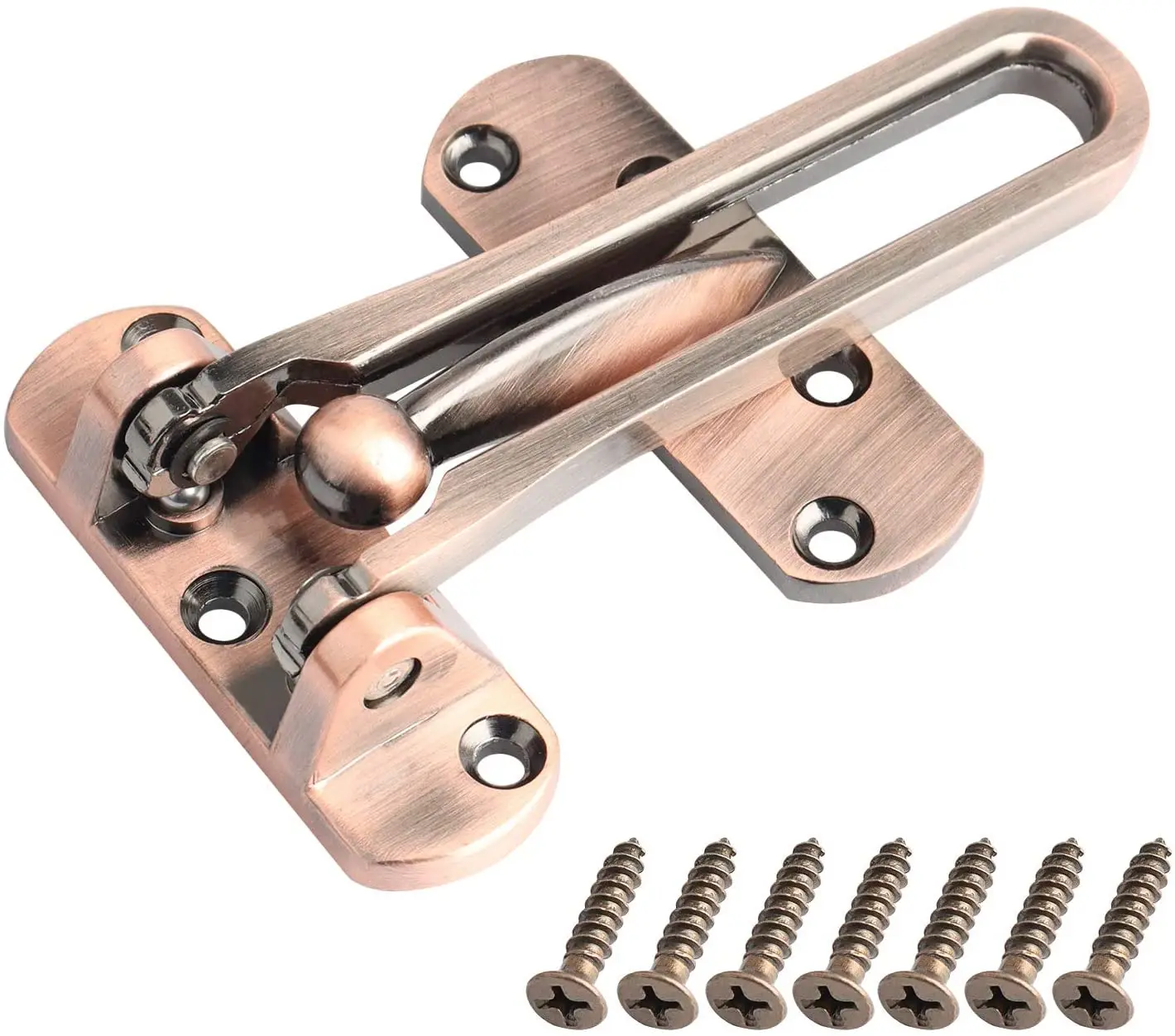 Home Security Door Reinforcement Lock - Cadena de Seguridad Antirrobo de Acero