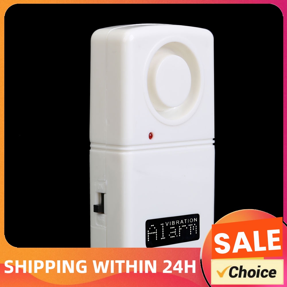 Window Alarm Sensor - Alarma de vibración de 120 dB,