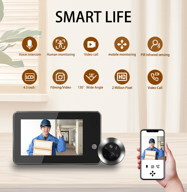 Home Security Cameras Wireless - Videoportero Inteligente WiFi Tuya Smartlife de