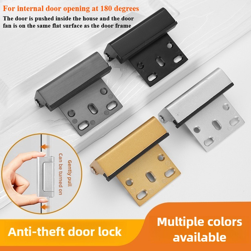 Home Security Door Reinforcement Lock - 1 Cerradura de Seguridad para Puerta,