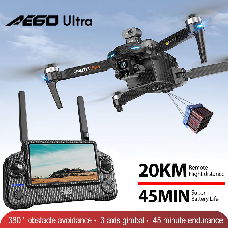 Home Security Cameras Outdoor - AE60 GPS Drone profesional 8K cámara