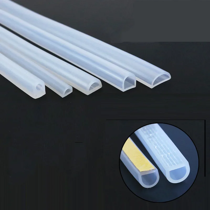 Home Security Front Door - Tira de sellado de goma de