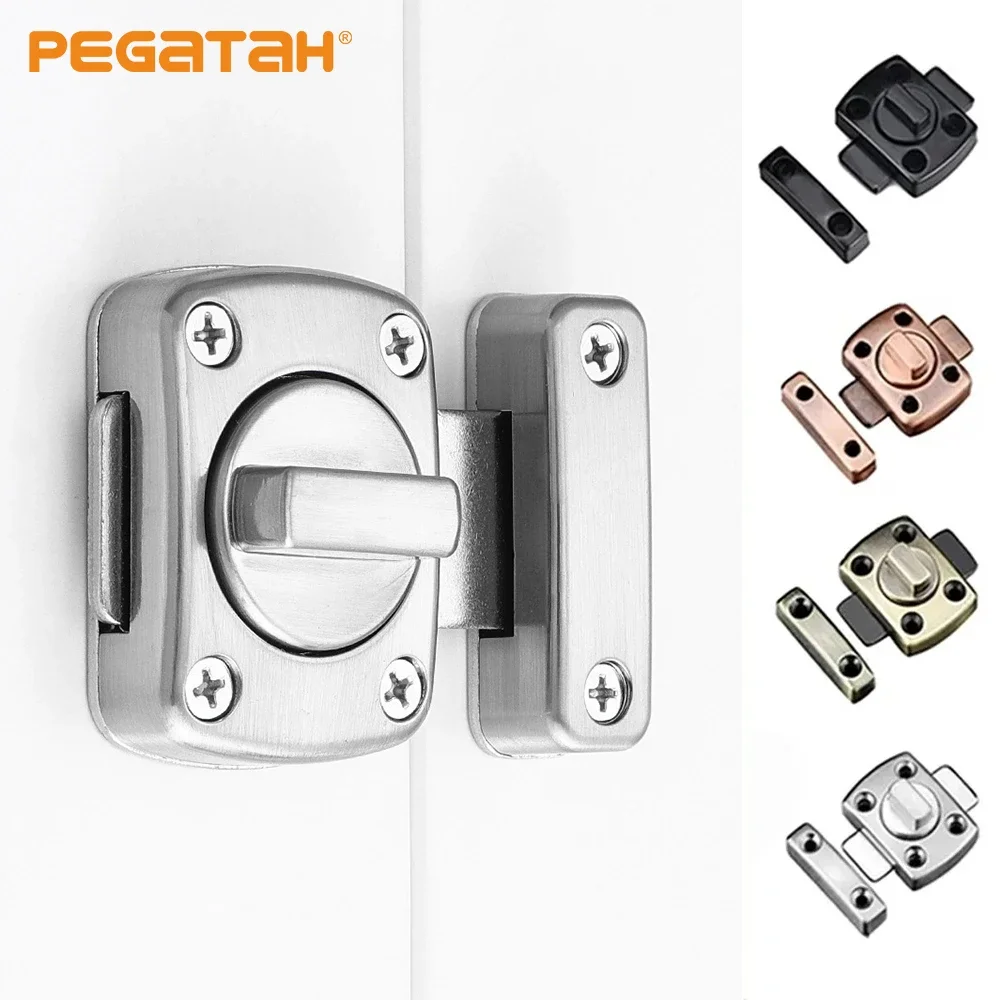 Home Security Door Reinforcement Lock - Cerradura de Privacidad para WC, para
