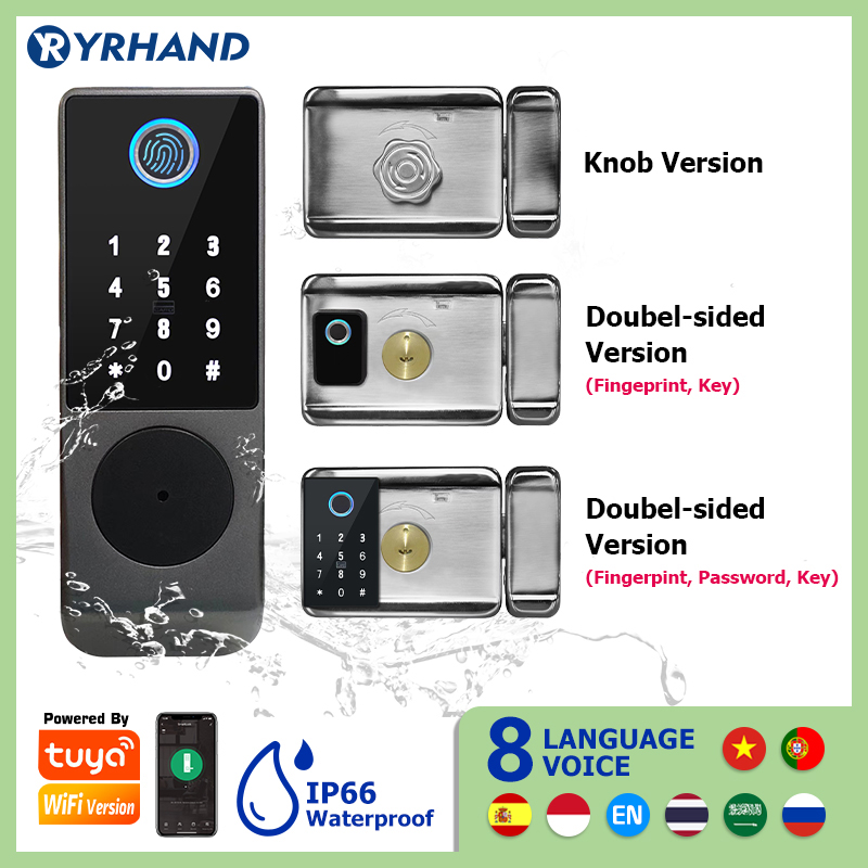 Home Security Essential - Tuya-cerradura inteligente con huella dactilar para