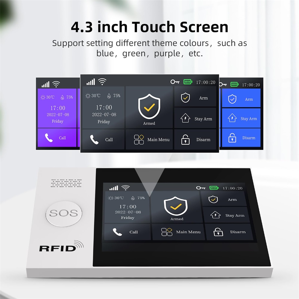 Sistema de alarma GSM intelige - Home Security No Wifi reseña y precio