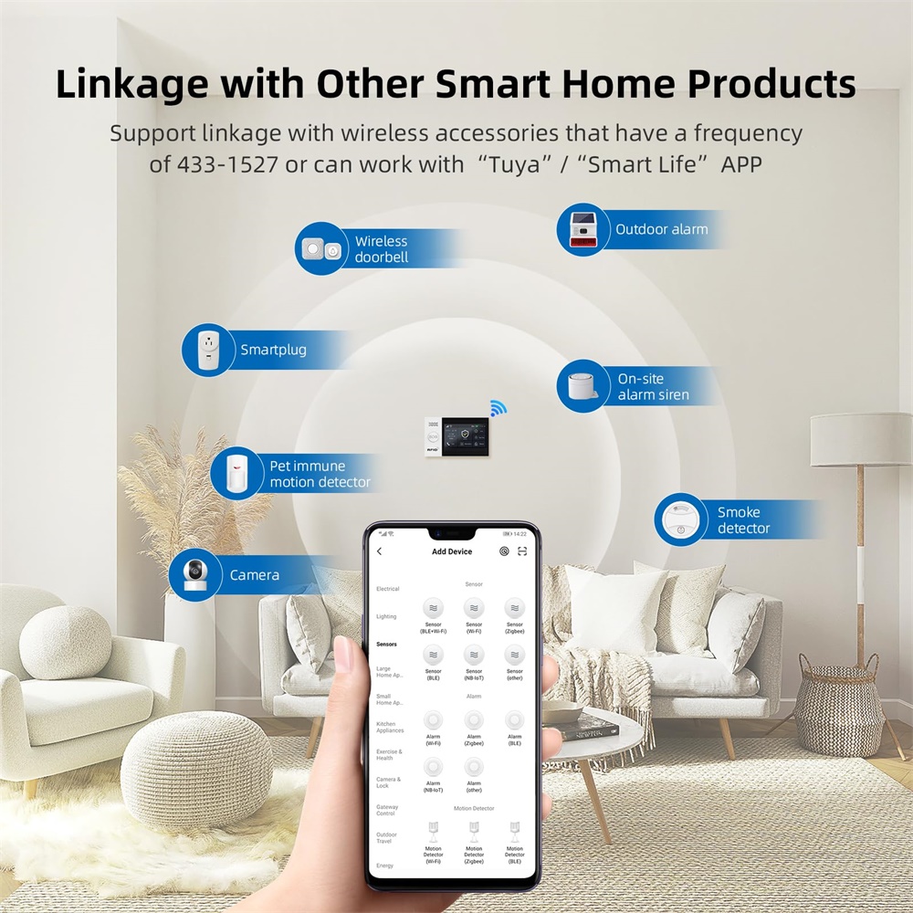 Sistema de alarma GSM intelige - Home Security No Wifi reseña y precio