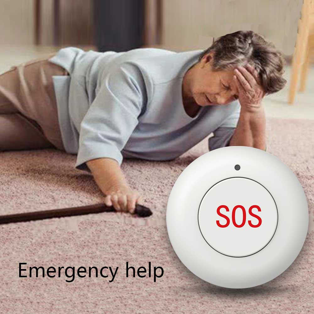 Botón SOS inalámbrico para pue - Home Security Alarm System reseña y precio