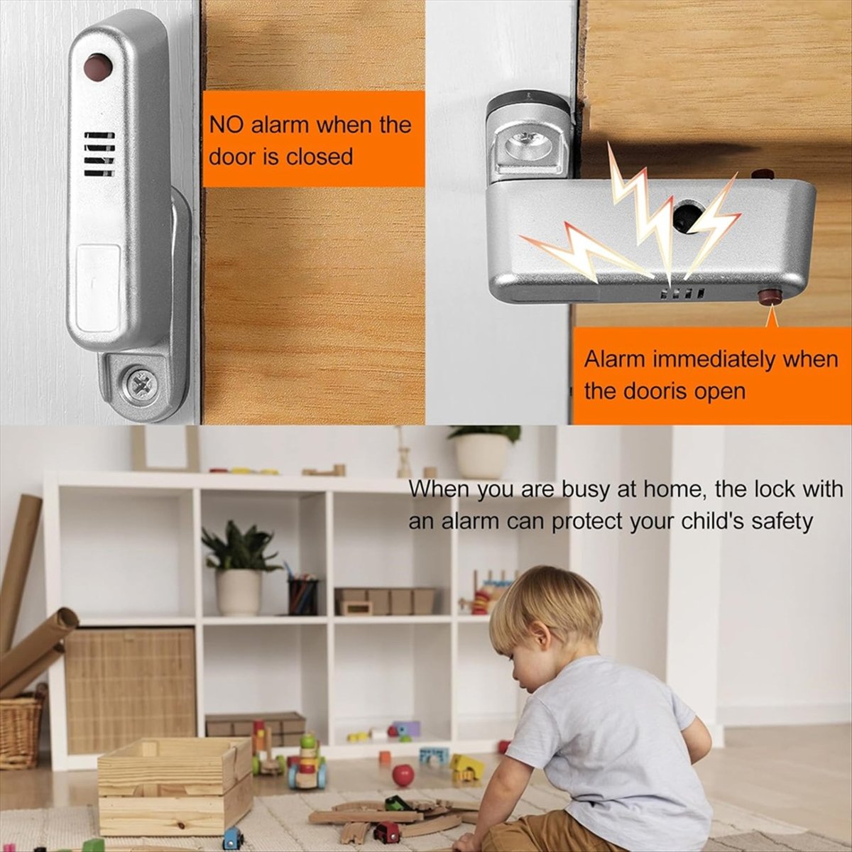 Cerradura reforzada para puert - Home Security Door Reinforcement Lock reseña y precio