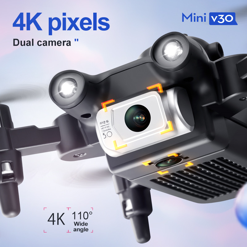 Mini Dron V30 WiFi FPV con cám - Home Security Cameras Outdoor reseña y precio