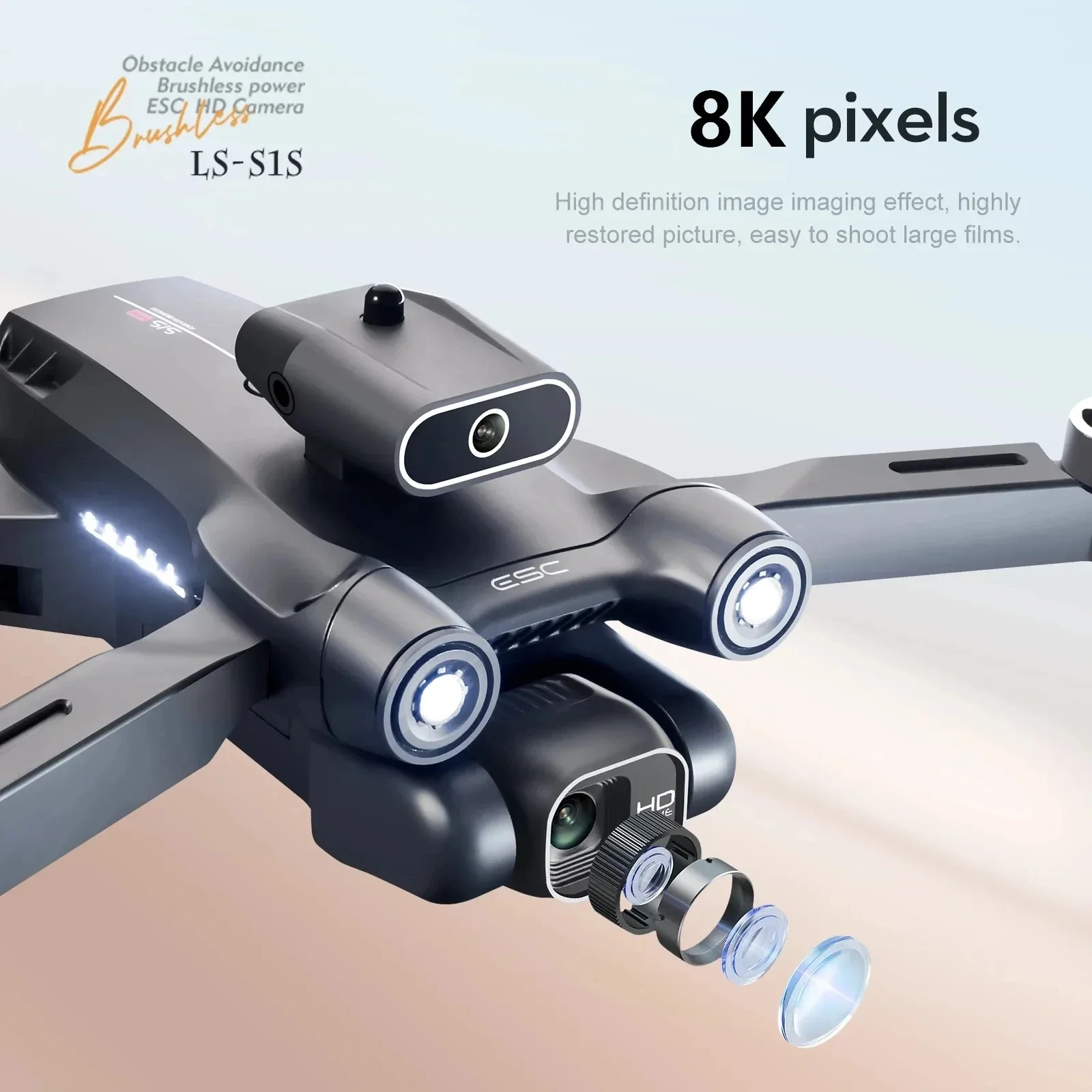 Dron con Motor sin escobillas  - Home Security Cameras Outdoor reseña y precio