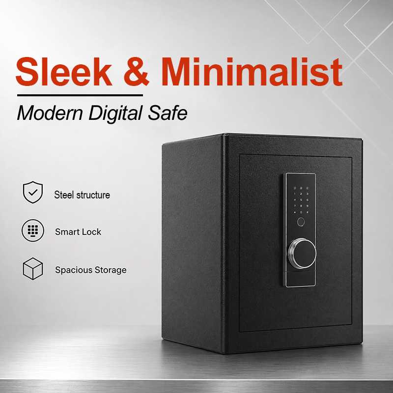 Caja fuerte biométrica con lec - Home Security Officer reseña y precio