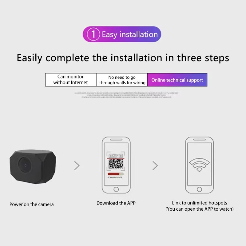 Cámara de seguridad WiFi 4K HD - Home Security Features reseña y precio