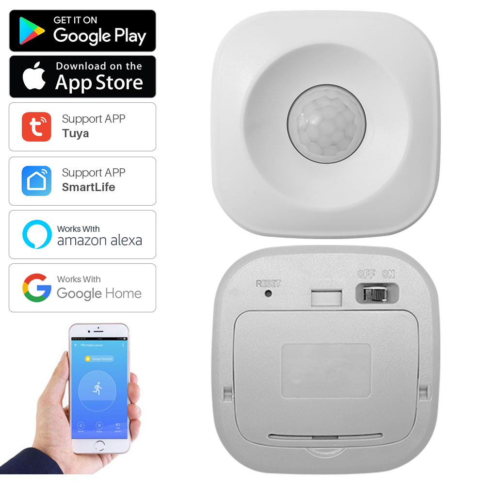 Tuya-Sensor de movimiento infr - Home Security Alarm System reseña y precio
