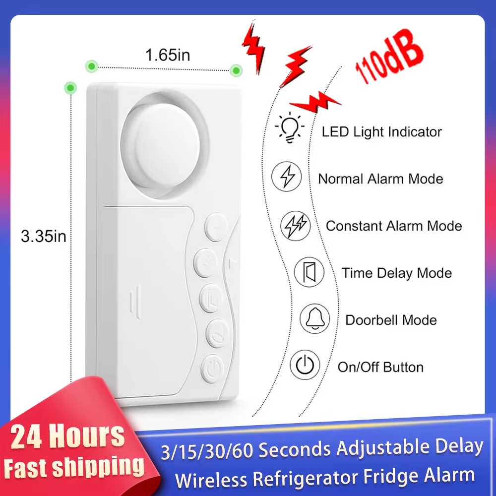 Nueva alarma de puerta de cong - Window Alarm Sensor reseña y precio