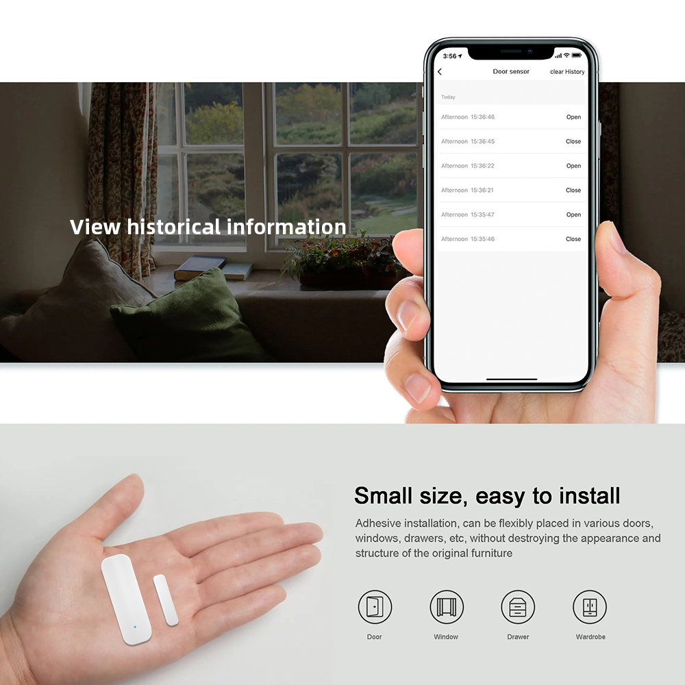 Sensor de puerta y ventana con - Window Alarm Sensor reseña y precio