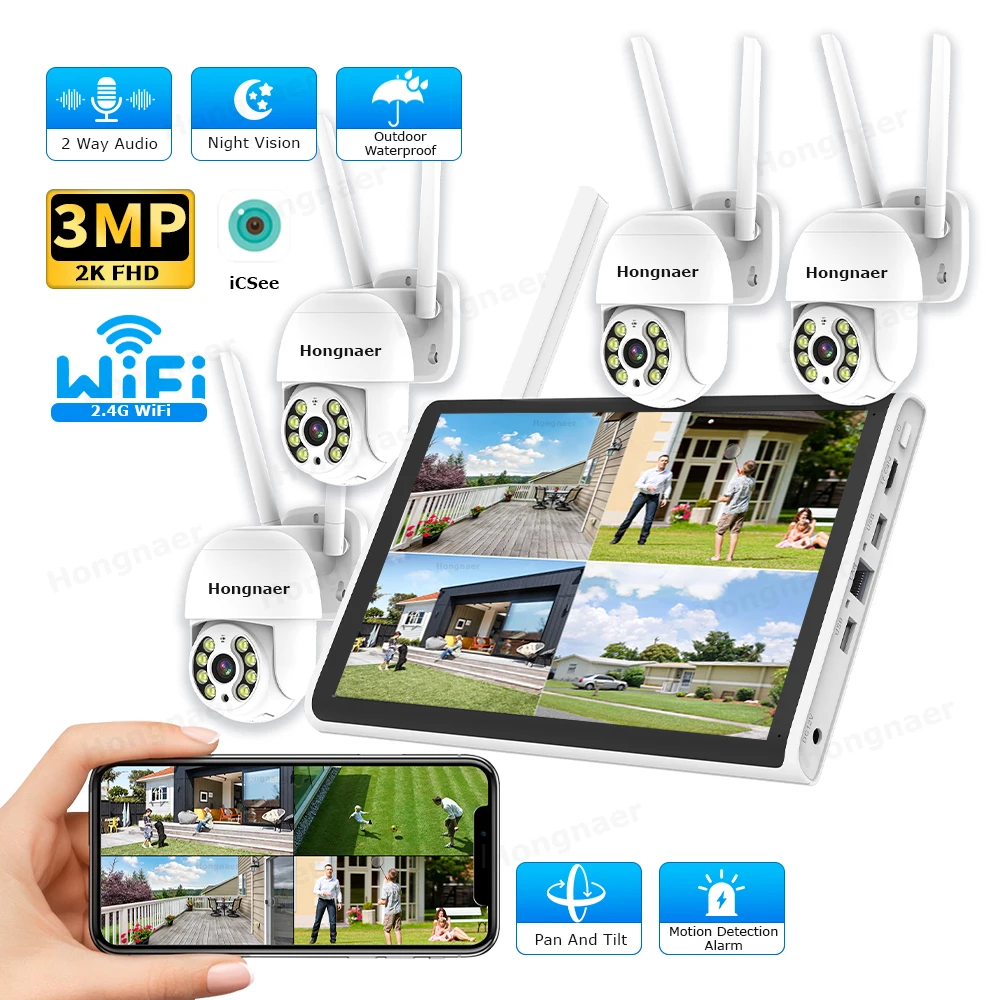 Kit de CCTV Hongnaer 2026, 3MP - Home Security System reseña y precio