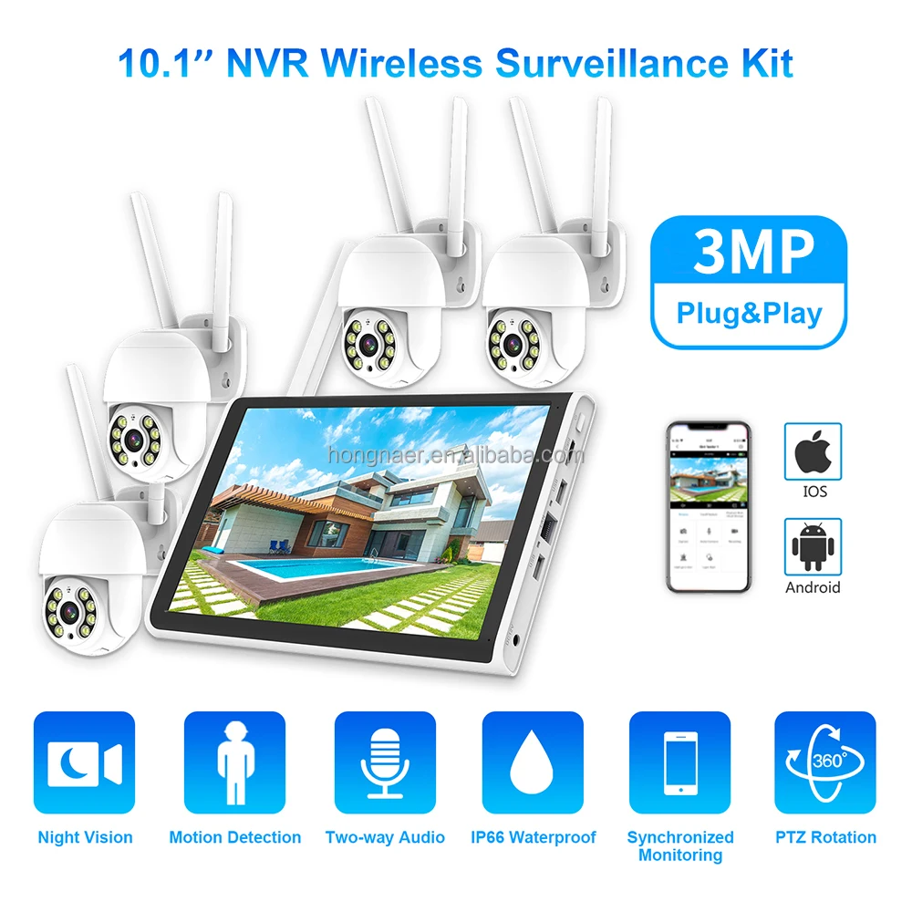 Kit de CCTV Hongnaer 2026, 3MP - Home Security System reseña y precio