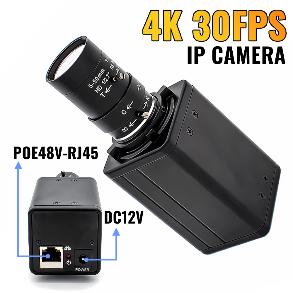 Cámara IP POE de 8MP y 30FPS,  - Home Security Images reseña y precio