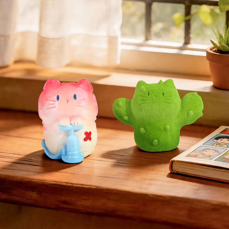 Figura de gato adorable en caj - Home Security Items reseña y precio