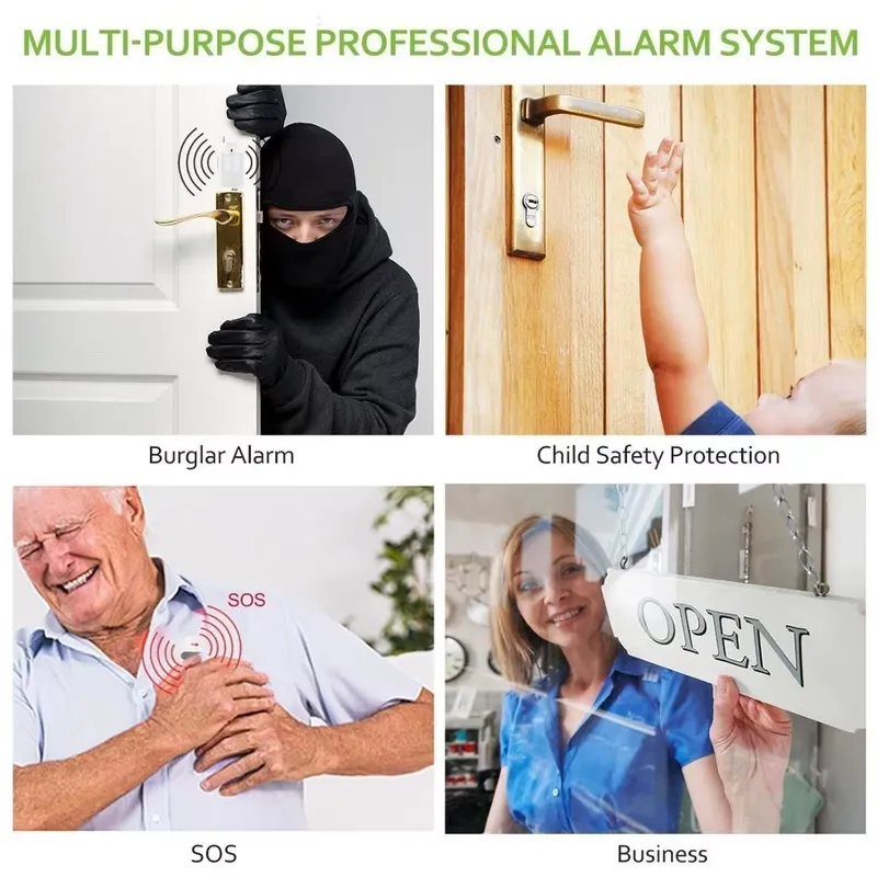 Kit de Alarma Antirrobo para C - Home Security Alarm System reseña y precio