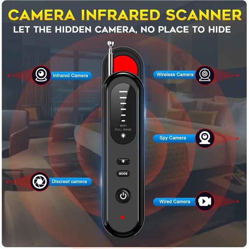 Detector de Cámaras Ocultas 20 - Home Security System reseña y precio