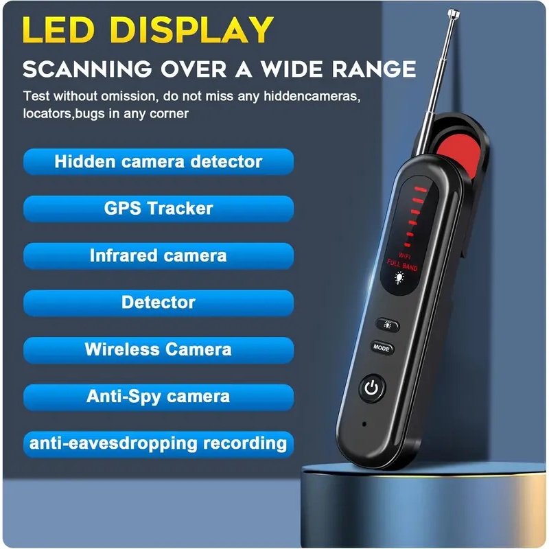 Detector de Cámaras Ocultas 20 - Home Security System reseña y precio