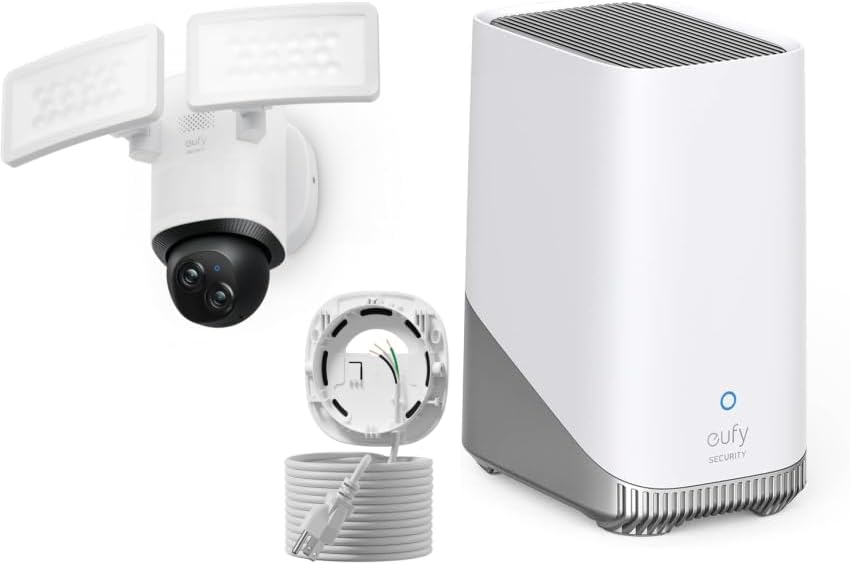 Cámara de Seguridad Exterior c - Home Security Flood Lights reseña y precio