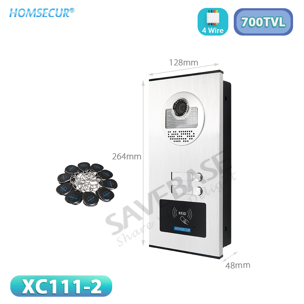 XC111-2 cámara de timbre exter - Home Security Key Fob reseña y precio