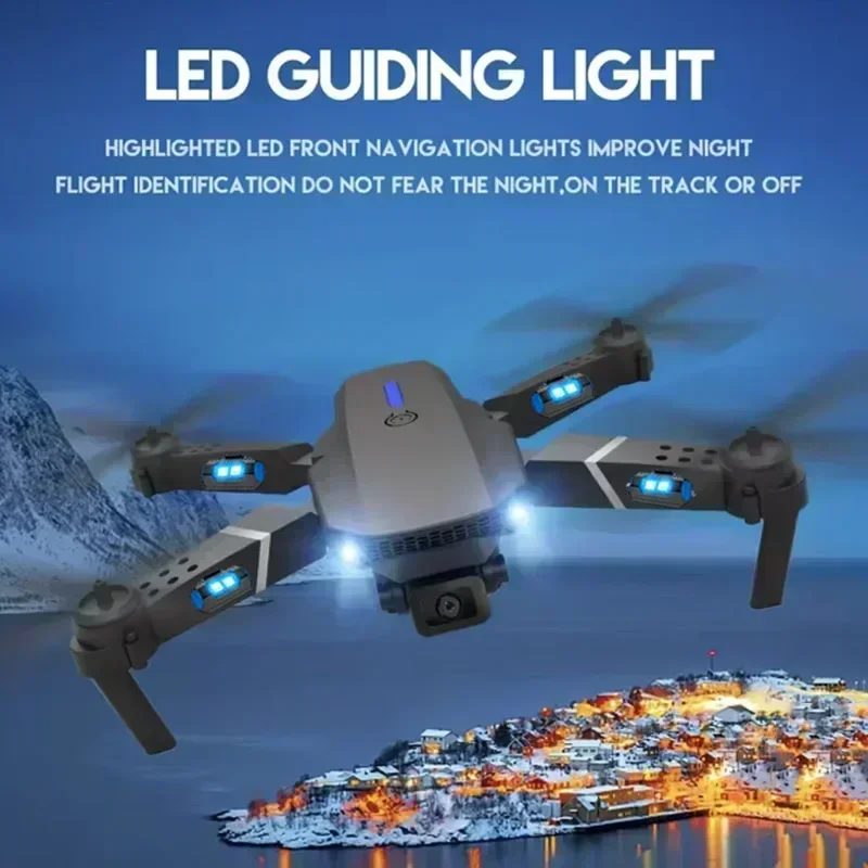 E88 Pro WIFI FPV Drone gran an - Home Security Cameras Outdoor reseña y precio