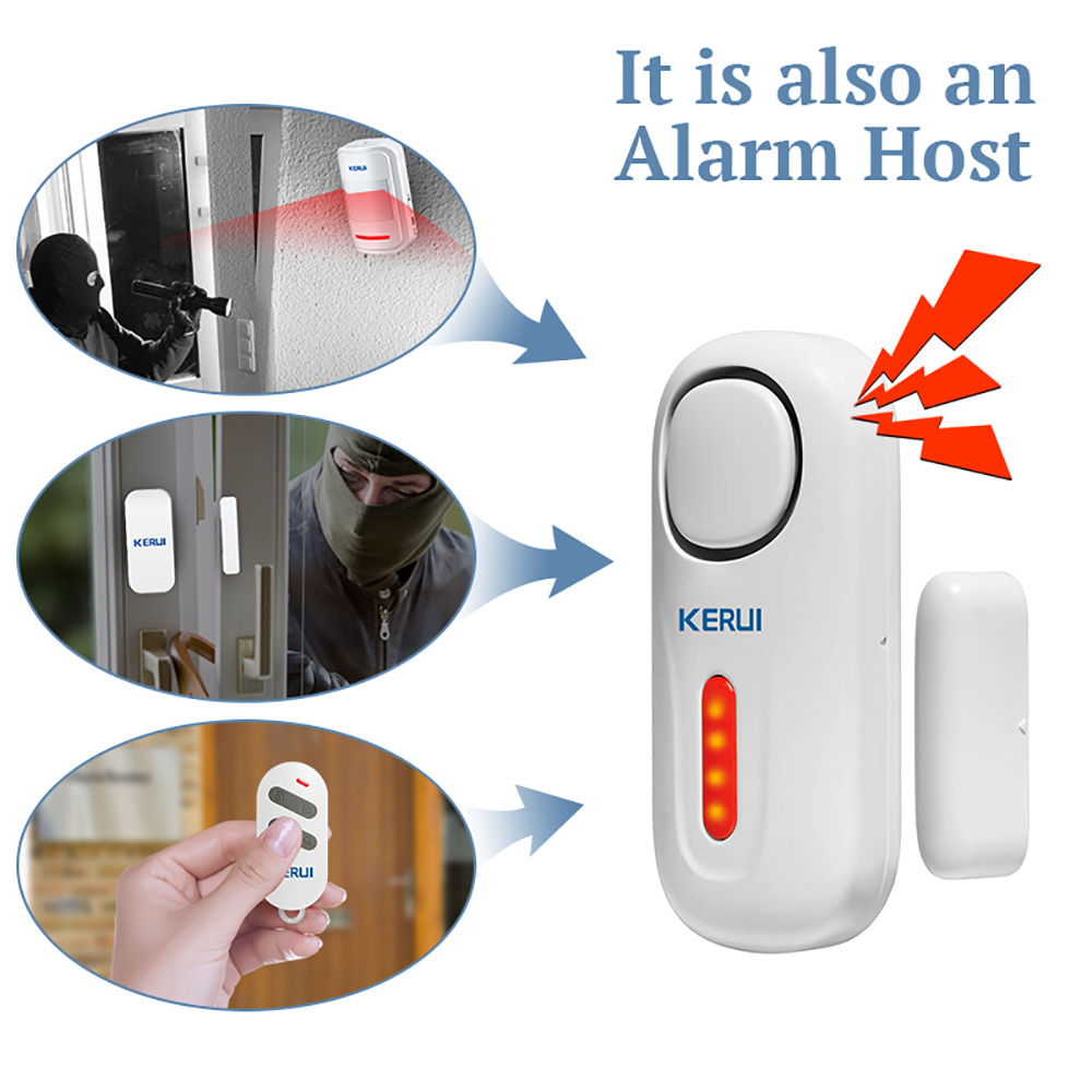 KERUI-sistema de alarma magnét - Home Security No Wifi reseña y precio