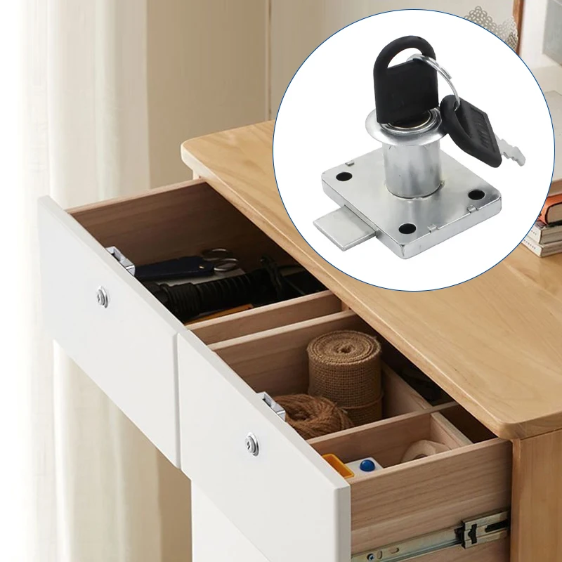 Cerradura de cajón con llave,  - Home Security Door Reinforcement Lock reseña y precio