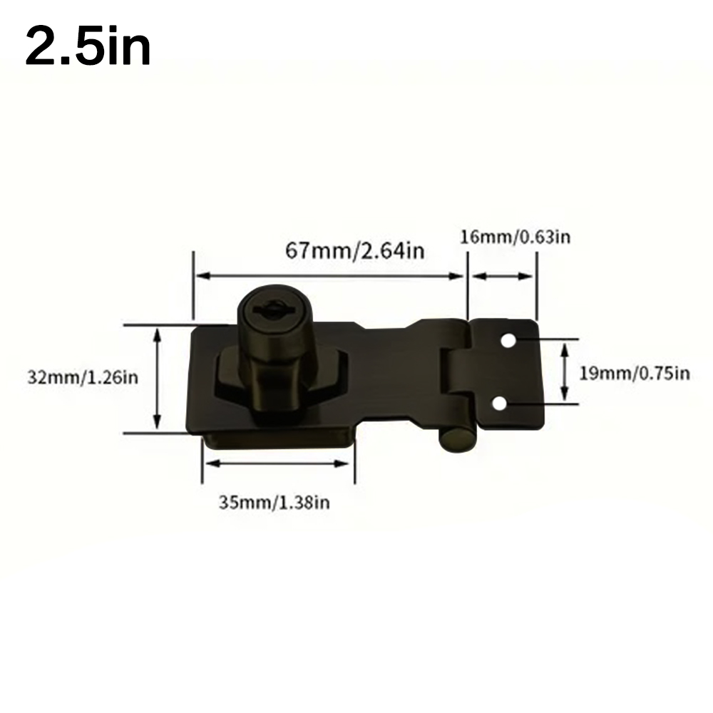 Cerrojo de bloqueo, grapa de c - Home Security Door Reinforcement Lock reseña y precio