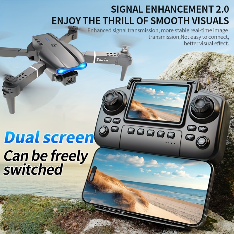 Dron plegable E99 PRO MAX con  - Home Security Cameras Outdoor reseña y precio