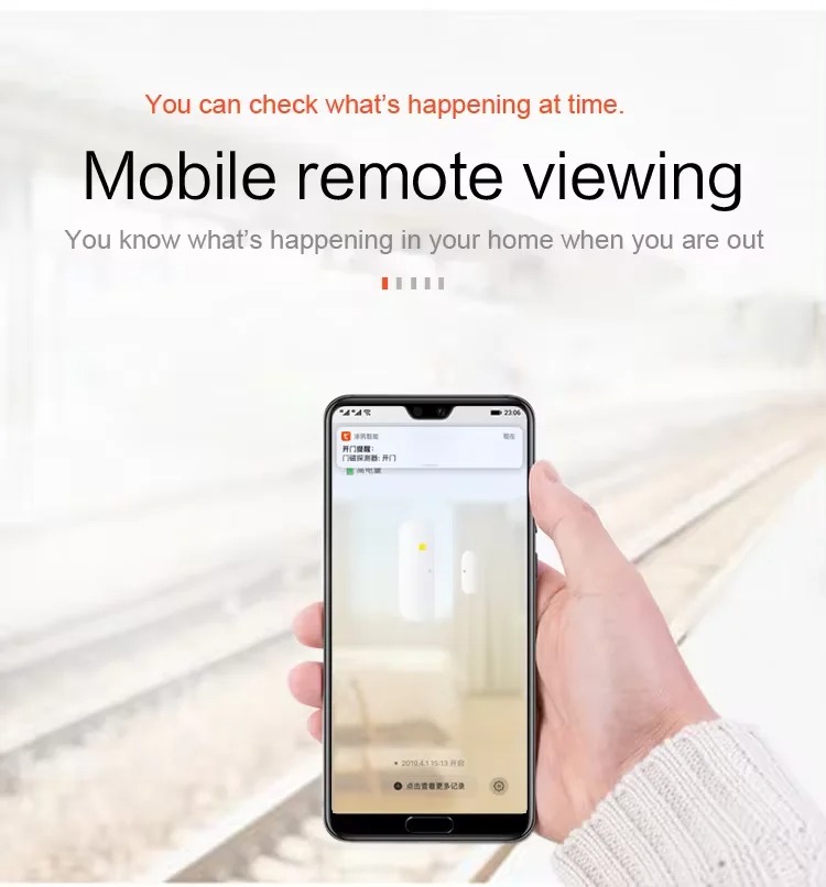 Tuya-Sensor de puerta intelige - Home Security No Wifi reseña y precio