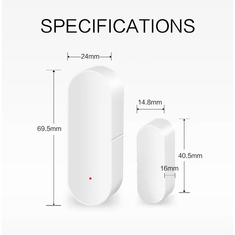Tuya-Sensor de puerta intelige - Home Security No Wifi reseña y precio