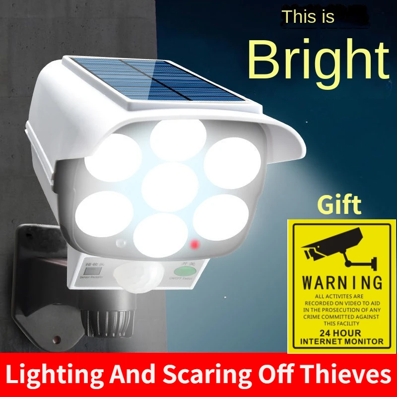 Luz Solar para exteriores, Sen - Home Security Cameras Wireless reseña y precio