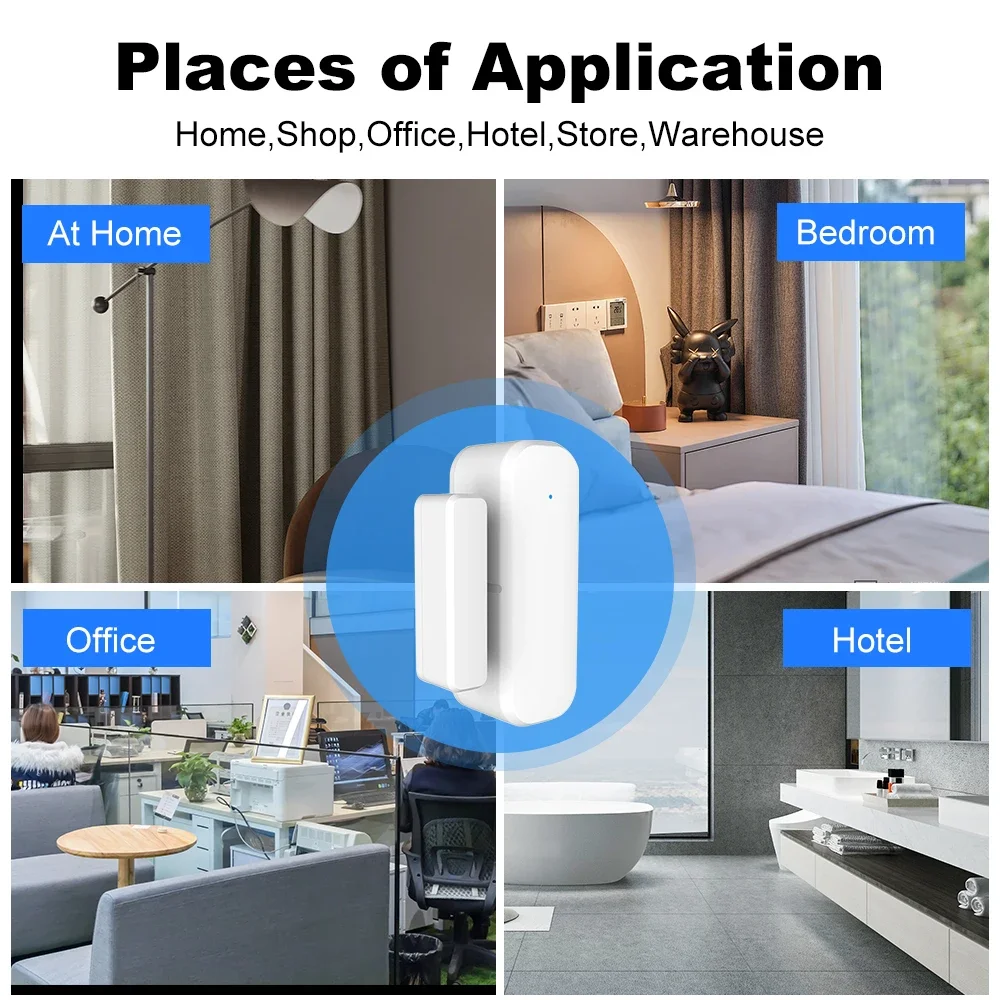 Sensor ZigBee para puerta y ve - Window Alarm Sensor reseña y precio