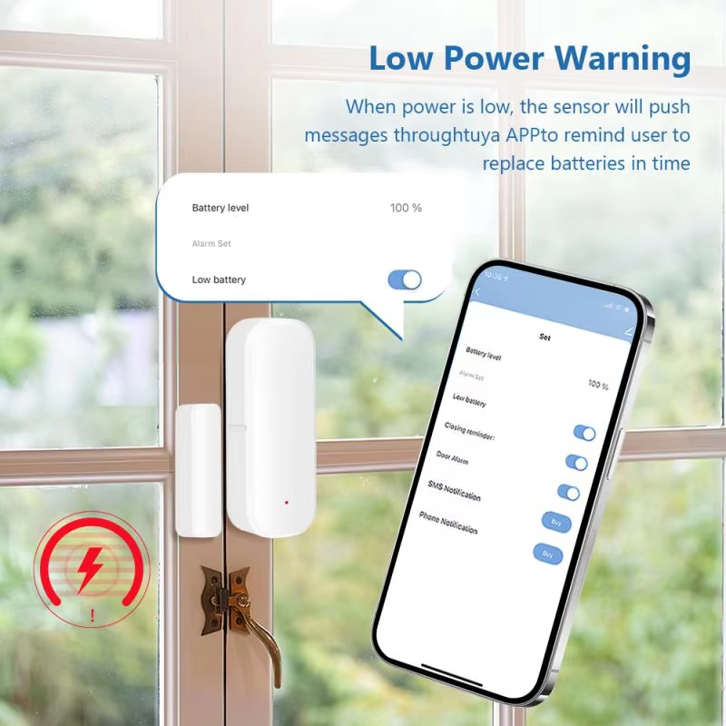 Sensor ZigBee para puerta y ve - Window Alarm Sensor reseña y precio