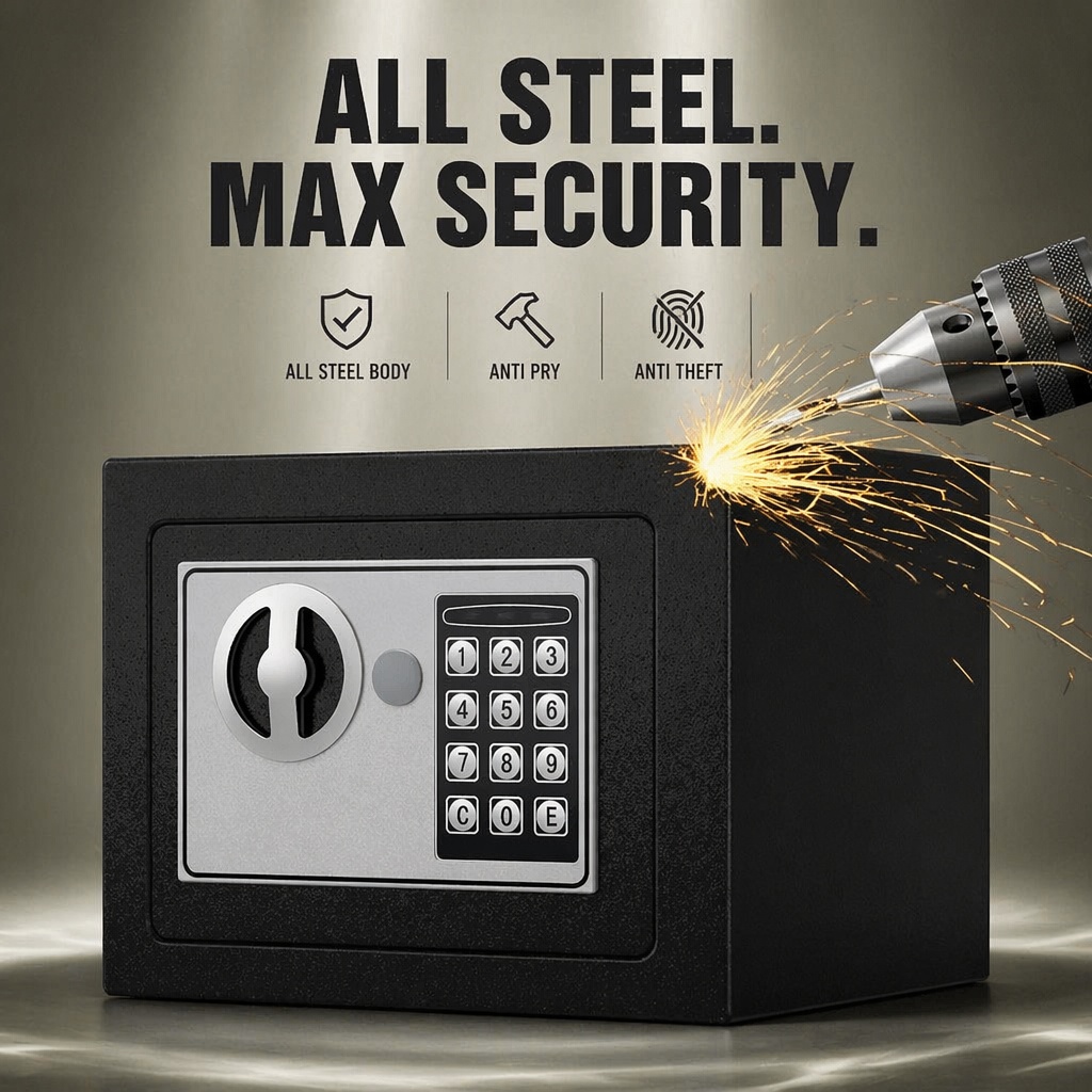 Caja Fuerte Electrónica Digita - Home Security Features reseña y precio