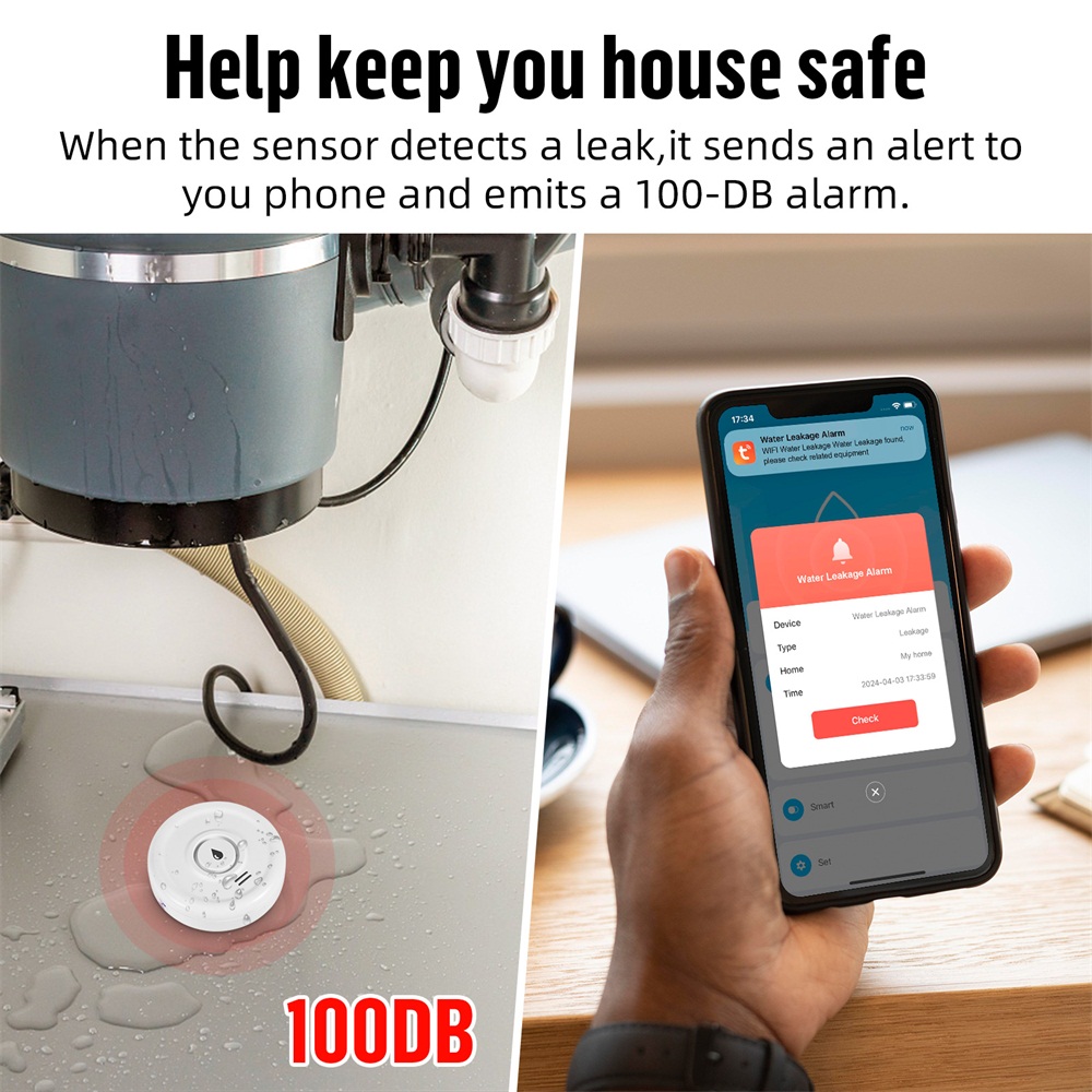 Fuers-Detector de fugas de agu - Home Security Features reseña y precio