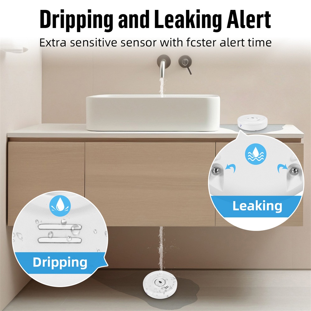 Fuers-Detector de fugas de agu - Home Security Features reseña y precio