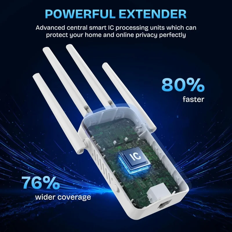 Repetidor WiFi de Doble Banda  - Home Security No Wifi reseña y precio
