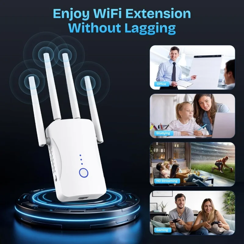 Repetidor WiFi de Doble Banda  - Home Security No Wifi reseña y precio