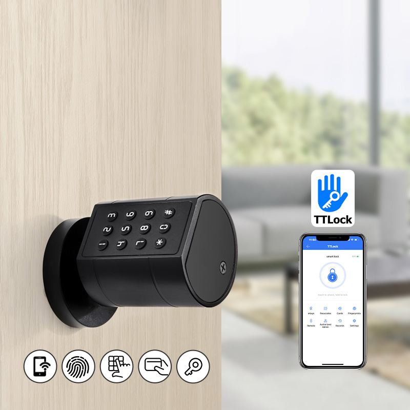 Cerradura de puerta cilíndrica - Home Security Features reseña y precio
