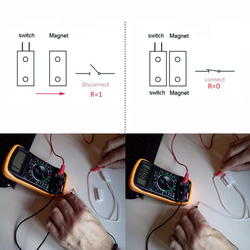 Sensor magnético para puerta y - Window Alarm Sensor reseña y precio